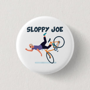 Sloppy Joe Funny Biden Shirt Sloppy Joe Biden Funn Button