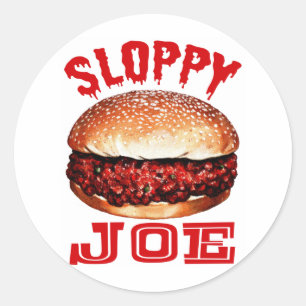 Sloppy Joe Runder Aufkleber