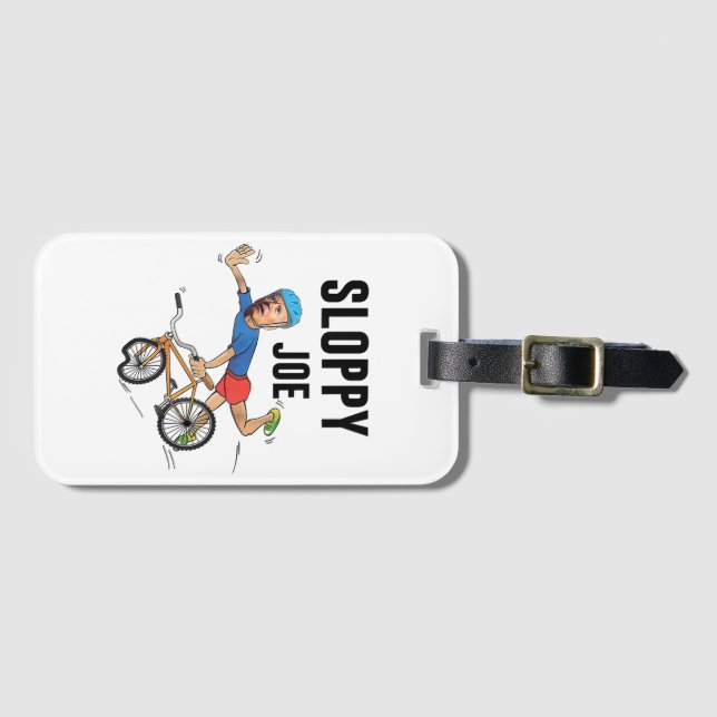 Sloppy Joe Tee Running The Country Is Like Riding Gepäckanhänger (Vorderseite (Horizontal))