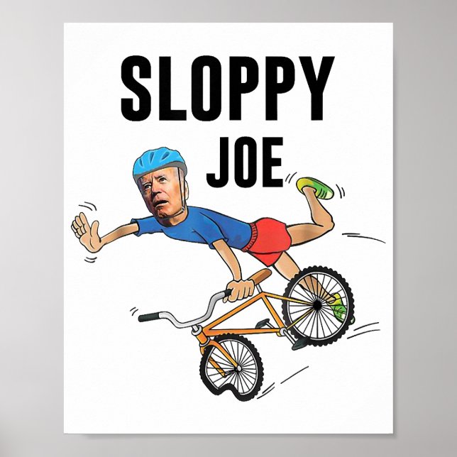 Sloppy Joe Tee Running The Country Is Like Riding Poster (Vorne)