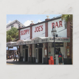 Sloppy Joe's Bar Postkarte