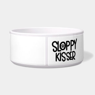 Sloppy Kisser Keramik Pet Bowl Napf