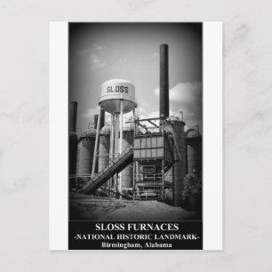 SLOSS FURNACES - Nationale historische Sehenswürdi Postkarte