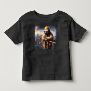 Slot beim Arbeiten mit Hochstahl Kleinkind T-shirt