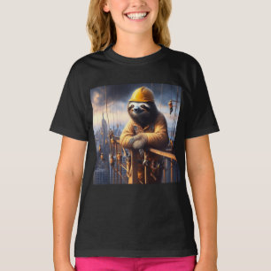 Slot beim Arbeiten mit Hochstahl T-Shirt