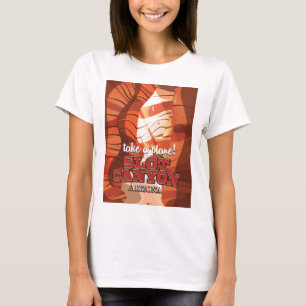 Slot Canyon Arizona Reiseplakat T-Shirt