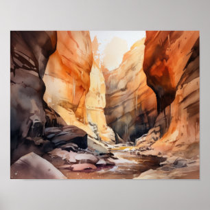 Slot Canyons Utah Landschaft Art Printing Poster