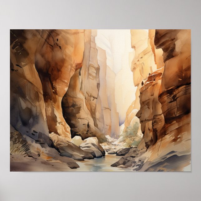 Slot Canyons Utah Landschaft Art Printing Poster (Vorne)