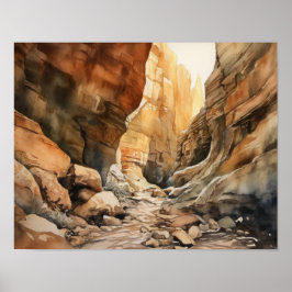 Slot Canyons Utah Landschaft Art Printing Poster