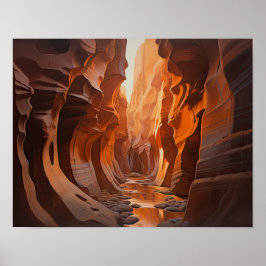 Slot Canyons Utah Landschaft Art Printing Poster