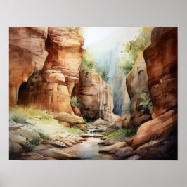 Slot Canyons Utah Landschaft Art Printing Poster