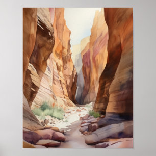 Slot Canyons Utah Landschaft Art Printing Poster