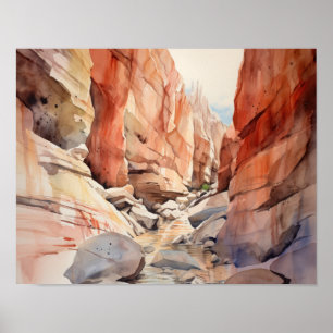 Slot Canyons Utah Landschaft Art Printing Poster