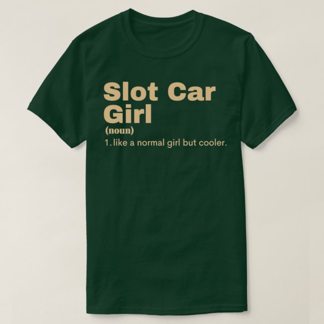 Slot Car Girl Slot Car 3 T-Shirt (Design vorne)