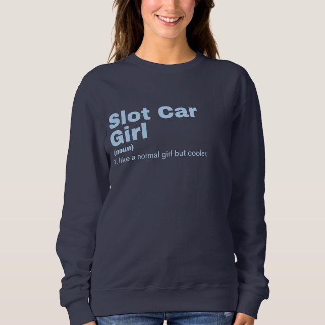 Slot Car Girl - Slot Car Sweatshirt (Vorderseite)