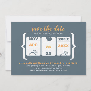 Slot Machine Save the Date - Hochzeit