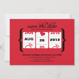 Slot Machine Save the Date - Hochzeit