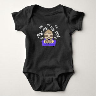 Slotgaming Pew Gamer Funny Console Player Baby Strampler