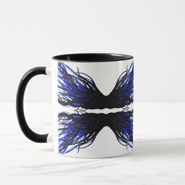 Sloth Abstract 7 Deadly Sins Alcohol Ink Art Tasse (Links)