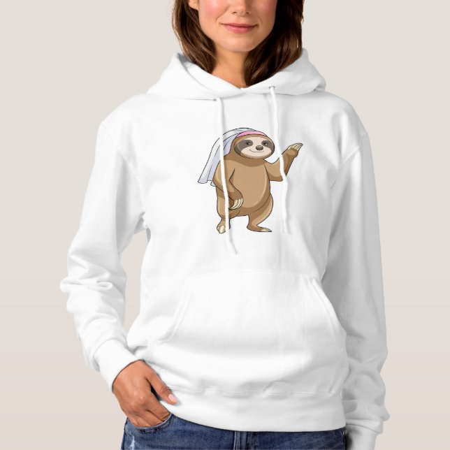 Sloth als Bridge mit Veil Hoodie (Vorderseite)