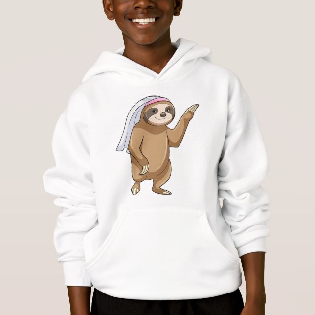 Sloth als Bridge mit Veil Hoodie (Vorderseite)