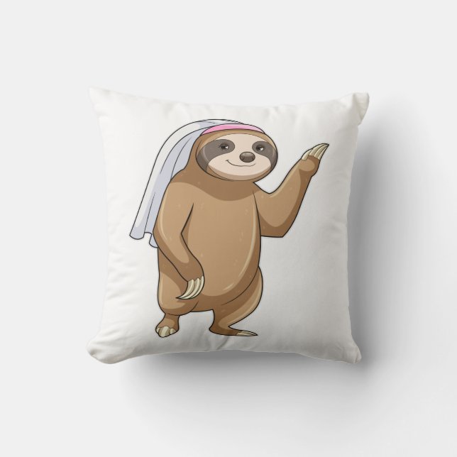 Sloth als Bridge mit Veil Kissen (Vorderseite)