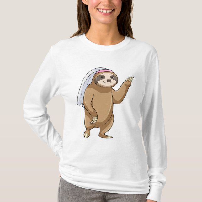 Sloth als Bridge mit Veil T-Shirt (Vorderseite)