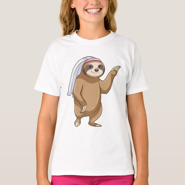 Sloth als Bridge mit Veil T-Shirt (Vorderseite)