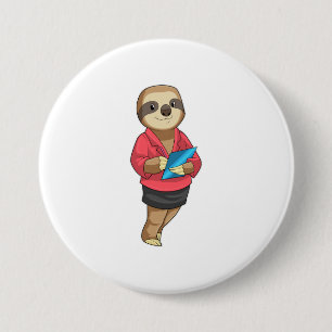 Sloth als Secretary mit Notepad Button