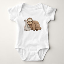 Sloth and Llama Shirt, Llama Kids Bodysuit