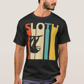 Sloth Animal Minimalistisch Vintag T-Shirt