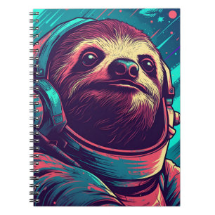 Sloth Astronaut Notizblock
