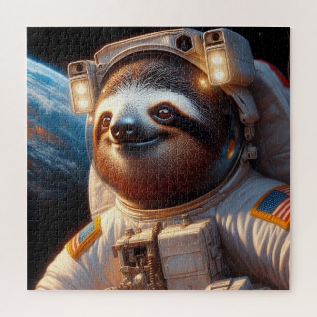 Sloth Astronaut Puzzle (Vertikal)