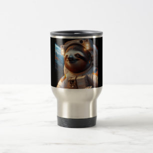Sloth Astronaut Reisebecher