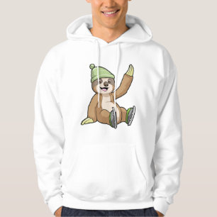 Sloth at Ice Skaten mit Ice-Skaten Hoodie