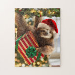 Sloth Bearing Geschenke Puzzle<br><div class="desc">Herzliche Wünsche für ein frohes Weihnachtsfest! | Avanti,  die Global Spaß Brand™ unterhält die Welt seit über 40 Jahren mit ihren Feel Good Funny Grußkarten. Unsere Figuren leben das Leben voll und ganz und feiern den Spaß im Alltag.</div>