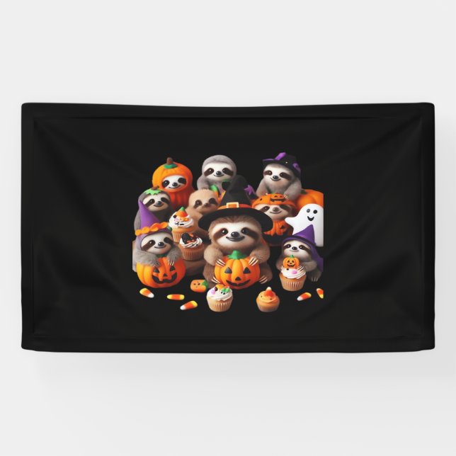 Sloth Beautiful Faulheit Klassischer T - Shirt Banner (Horizontal)
