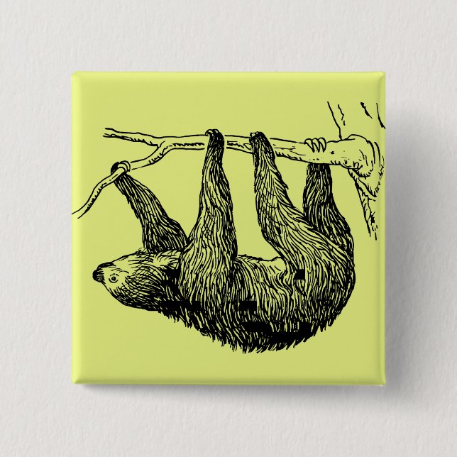 Sloth Button (Vorderseite)