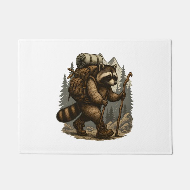 Sloth Camping Wandern Fußmatte (Vorderseite)