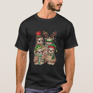 Sloth Christmas Merry Slothmas Sloth Lover Geschen T-Shirt