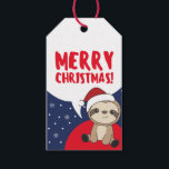 Sloth Christmas Snow Winter Animals Sloths Gift Ta Geschenkanhänger<br><div class="desc">Der Faultier für Weihnachten mit Lichtern aus Märchen. Hübsche Tiere mit Geschenken und Schnee für den Urlaub. Auch lustig für Weihnachten im Juli. Slots sind niedliche Tiere und perfekt zu Weihnachten.</div>