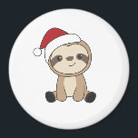 Sloth Christmas Snow Winter Animals Sloths Magnet<br><div class="desc">Der Lustschwung mit sanfter Beleuchtung. Hübsche Tiere mit Geschenken und Schnee zu den Ferien. Auch lustig für Weihnachten im Juli. Fehler sind süße Tiere und perfekt zu Weihnachten.</div>