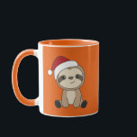 Sloth Christmas Snow Winter Animals Sloths Tasse<br><div class="desc">Der Lustschwung mit sanfter Beleuchtung. Hübsche Tiere mit Geschenken und Schnee zu den Ferien. Auch lustig für Weihnachten im Juli. Fehler sind süße Tiere und perfekt zu Weihnachten.</div>