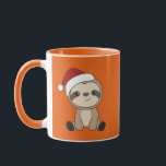 Sloth Christmas Snow Winter Animals Sloths Tasse<br><div class="desc">Der Lustschwung mit sanfter Beleuchtung. Hübsche Tiere mit Geschenken und Schnee zu den Ferien. Auch lustig für Weihnachten im Juli. Fehler sind süße Tiere und perfekt zu Weihnachten.</div>