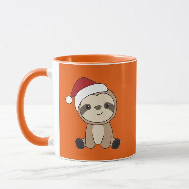 Sloth Christmas Snow Winter Animals Sloths Tasse (Links)
