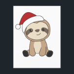 Sloth Christmas Snow Winter Animals Slots Feiertagspostkarte<br><div class="desc">Der Lustschwung mit sanfter Beleuchtung. Hübsche Tiere mit Geschenken und Schnee zu den Ferien. Auch lustig für Weihnachten im Juli. Fehler sind süße Tiere und perfekt zu Weihnachten.</div>