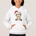 Sloth Christmas Snow Winter Animals Slots Hoodie<br><div class="desc">Der Lustschwung mit sanfter Beleuchtung. Hübsche Tiere mit Geschenken und Schnee zu den Ferien. Auch lustig für Weihnachten im Juli. Fehler sind süße Tiere und perfekt zu Weihnachten.</div>