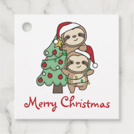 Sloth Christmas Tree Christmas Animals Sloths Geschenkanhänger