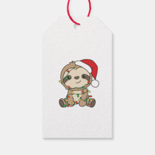 Sloth Christmas Winter Animals Sloths Geschenkanhänger