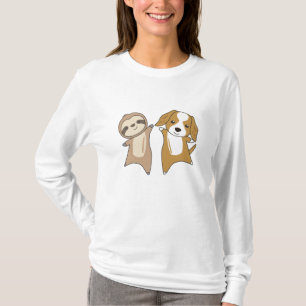 Sloth Cocker Spaniel Hund Animal Lovers Sloths T-Shirt
